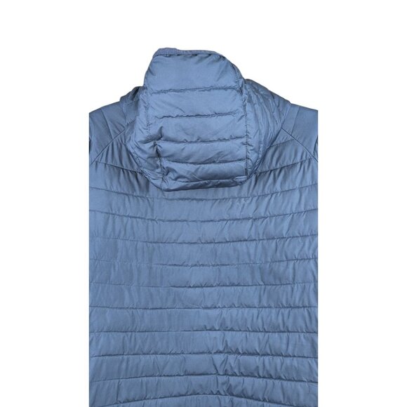 Columbia Hooded Puffer Jacket Women's 3X White Out Omni-Heat Mid Length - Picture 10 of 11